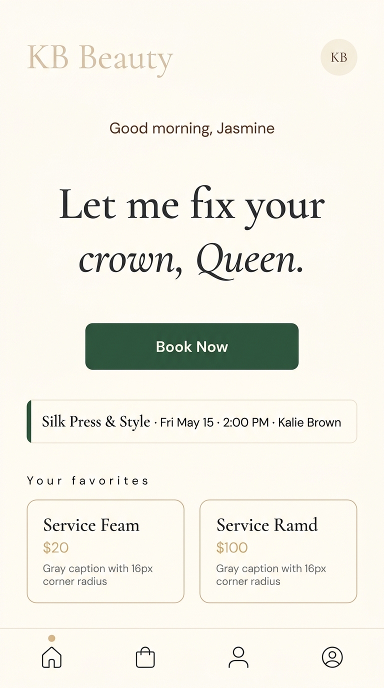 KB Beauty client home proof