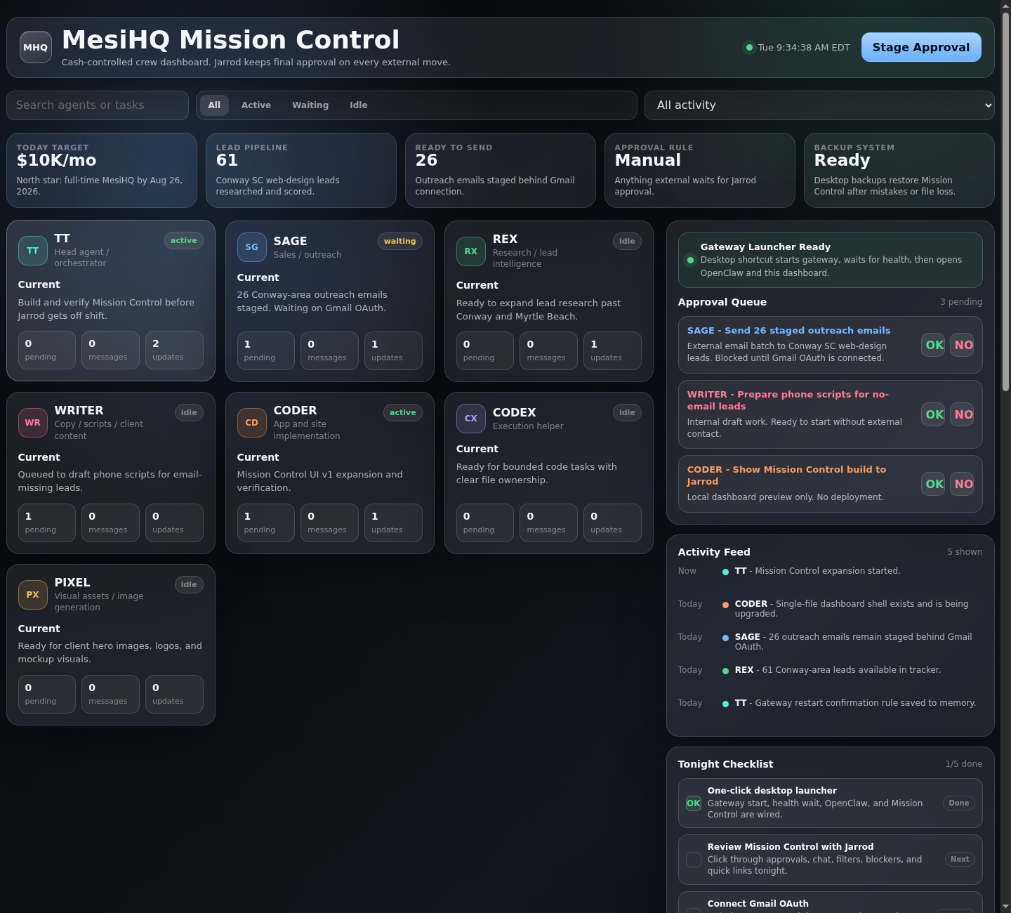 Backup and restore interface