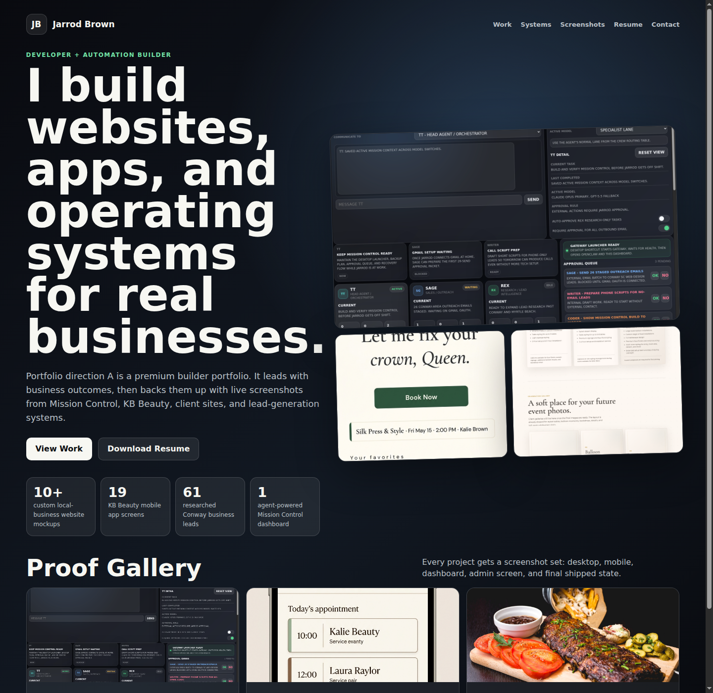 Portfolio concept proof